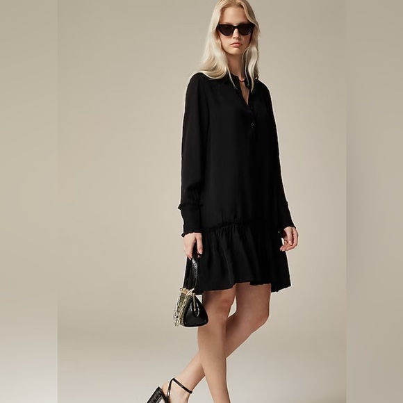 NWT J Crew Elegant Black Women's Dress size M - Picture 1 of 6